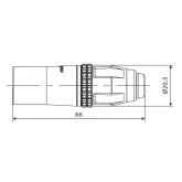 Roxtone RX3MWP-NG Разъем XLR папа, 3-х контактный