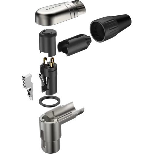 Roxtone RX3RFP-NT Разъем XLR, угловой, мама 3-х контактный