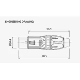 Roxtone RX5F-BT Разъем кабельный XLR(5) «мама»