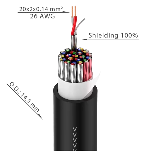 Roxtone STBN1604L20 Мультикор, 16х4, 20м.