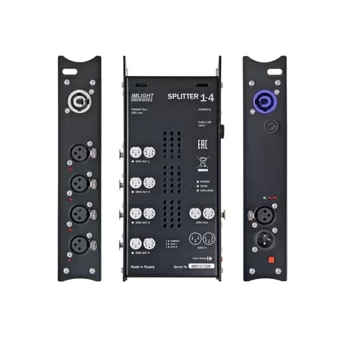 Имлайт SPLITTER 1-4-PwC Сплиттер DMX, 1х4