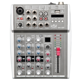 SVS Audiotechnik AM-5 DSP 5-канальный микшерный пульт, DSP эффекты, MP3, Bluetooth