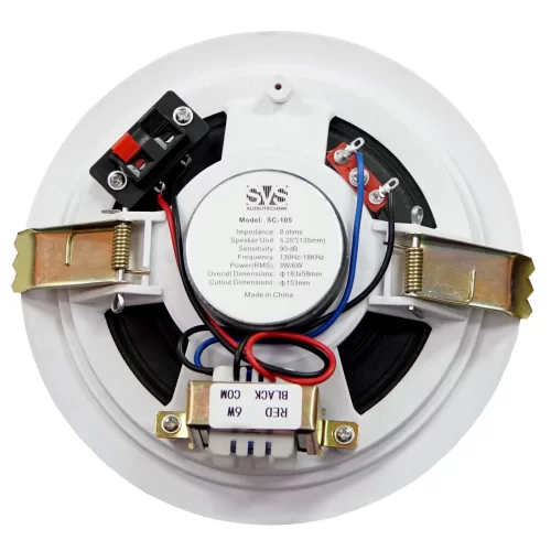 SVS Audiotechnik SC-105 Громкоговоритель потолочный 5", 3/6 Вт, 8 Ом, 70/100В, 90дБ