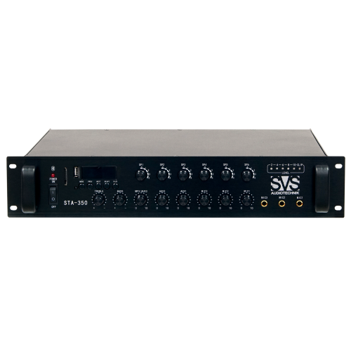 SVS Audiotechnik STA-350 Трансляционный микшер-усилитель, 350 Вт., 6 зон, МР3