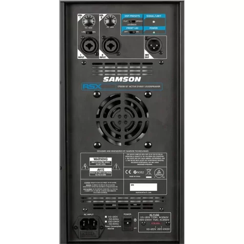 Samson RSX115A Активная акустическая система, 1600 Вт., 15"
