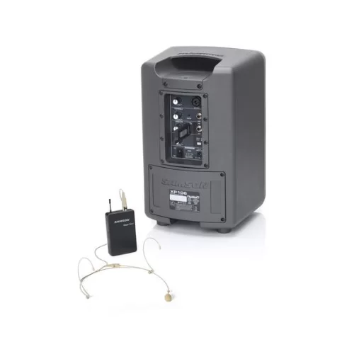 Samson XP106wDEE Портативная акустическая система, 100 Вт., 6", Bluetooth