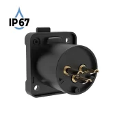 Seetronic K3F2C-W-B-67 Разъем Cannon (XLR) панельный, мама, 3-х контактный, IP67
