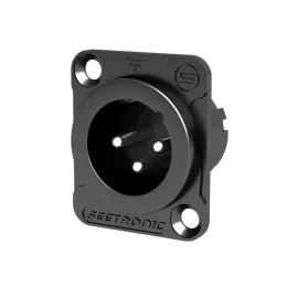 Seetronic MJ3F2C-B Панельный разъем XLR 3-пин папа