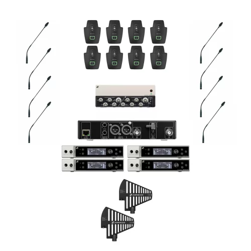 Комплект радио конференц систем Sennheiser EW-DX TS + MEG 14-40 + EW-D ASA + EW-DX EM 2 + ADP UHF
