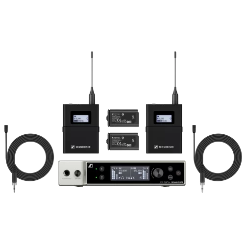 Sennheiser EW-DX MKE 2 SET Радиосистема с 2-мя петличными микрофонами