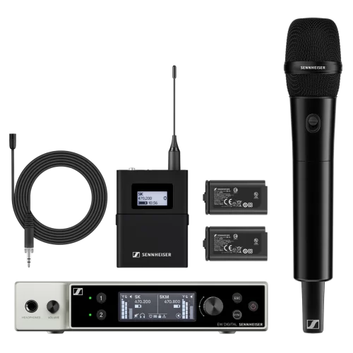 Sennheiser EW-DX MKE 2 / 835-S SET Радиосистема с ручным и петличными микрофонами