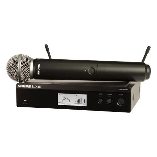 Shure BLX24RE/SM58 Радиосистема в рэковом корпусе с микрофоном SM58