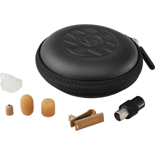 Shure DL4C/O-MTQG-A Петличный микрофон с защитой IP57 и разъемом 4-pin mini XLR (TA4F, TQG)