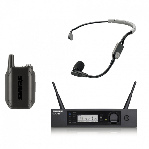 Shure GLXD14RE/SM35 Цифровая радиосистема с головным микрофоном