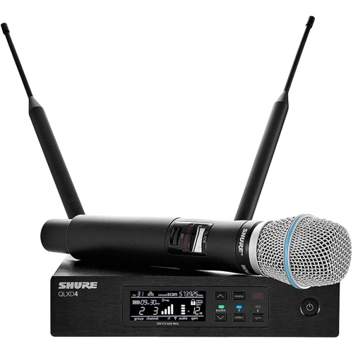 Shure QLXD24E/B87A Цифровая радиосистема с ручным микрофоном