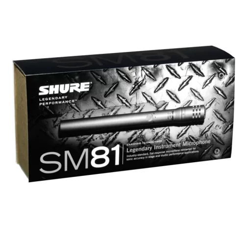 Shure SM81 конденсаторный кардиоидный вокально-инструментальный микрофон