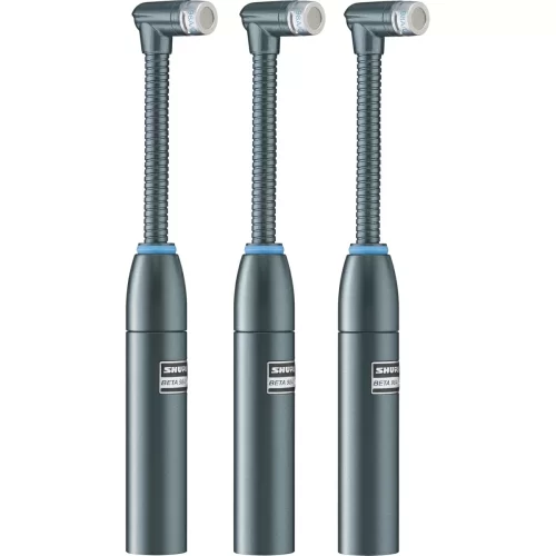 Shure 98AMP/C-3PK набор инструментальных конденсаторных микрофонов для перкуссии и барабанов