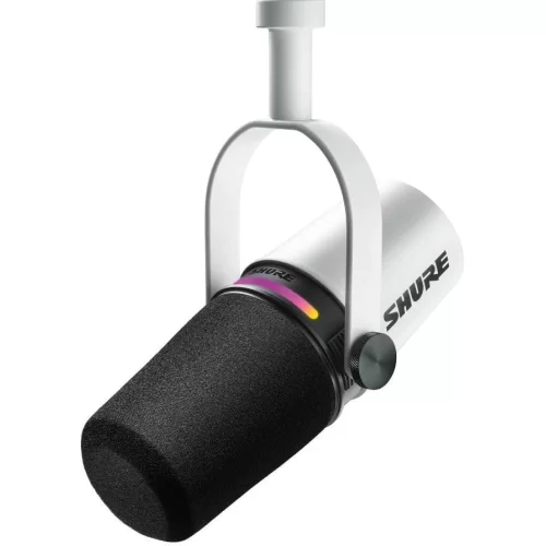 Shure MV7+-W студийный микрофон для подкастов