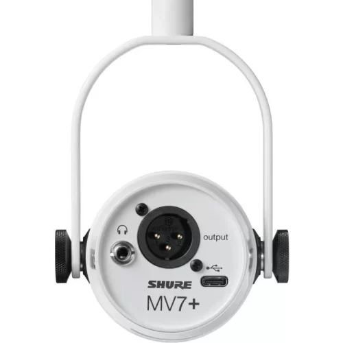 Shure MV7+-W студийный микрофон для подкастов