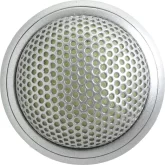 Shure MX395AL/O Врезной микрофон в алюминиевой отделке, всенаправленный с разъемом XLR