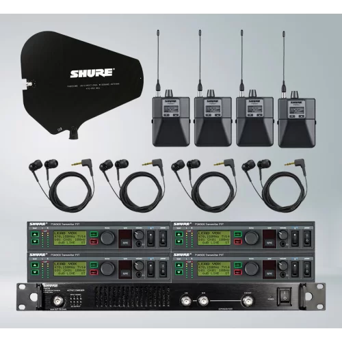 Система мониторинга Shure PSM900 комплект на 4 приемника