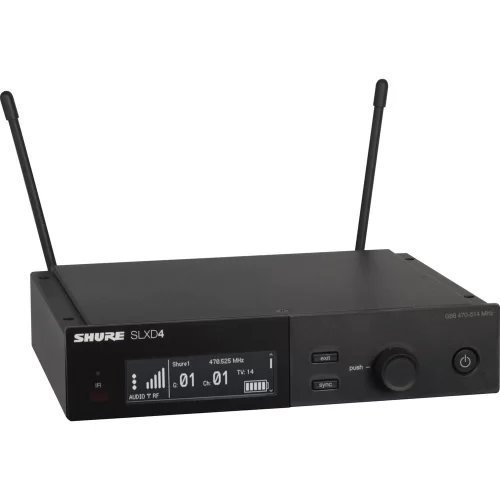Shure SLXD124E/85 Цифровая радиосистема с петличным и ручным микрофонами