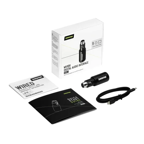 Shure MVX2UG2 Аудиоинтерфейс USB, 1x0