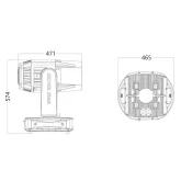 Silver Star SS676SCM NEPTUNE 400 HYBRID Вращающаяся голова Spot, Beam, 300 Вт., IP 65