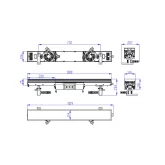 Silver Star TS3 Светодиодная панель LED BAR, 576x1,5 Вт. RGB + 288x0,5 Вт. CW + 288x0,5 Вт. WW, IP66