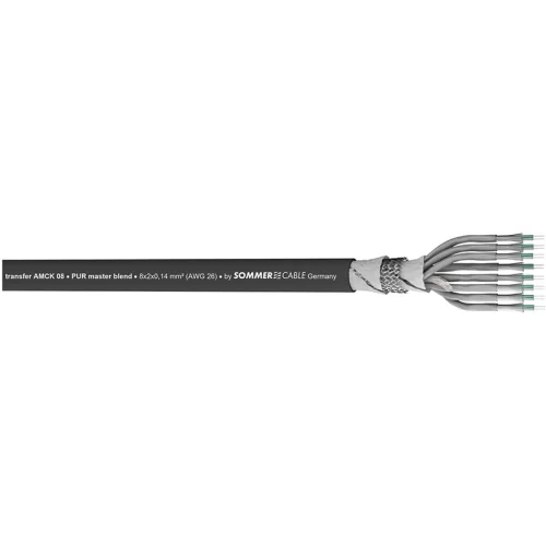 Sommer Cable SC-TRANSFER HIGHFLEX AMCK12 (100-0401-12) Кабель мультикорный, 12х2х0,14 мм2