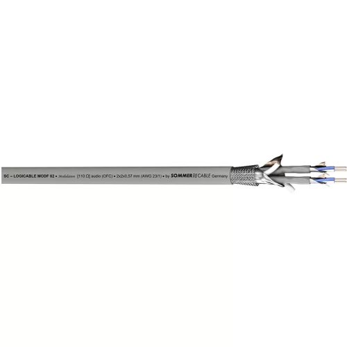 Sommer Cable SC-LOGICABLE MP MODF02 CPR (100-1156-02C) Кабель мультикорный, 2х2х0.26 мм2
