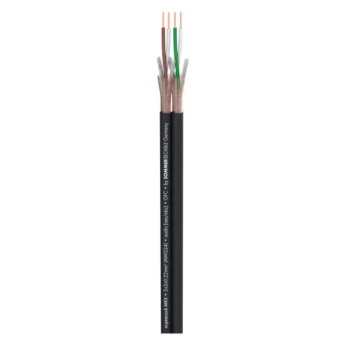 Sommer Cable SC-PEACOCK MKII BLK (200-0551) Кабель симметричный, параллельный, 2х0,22