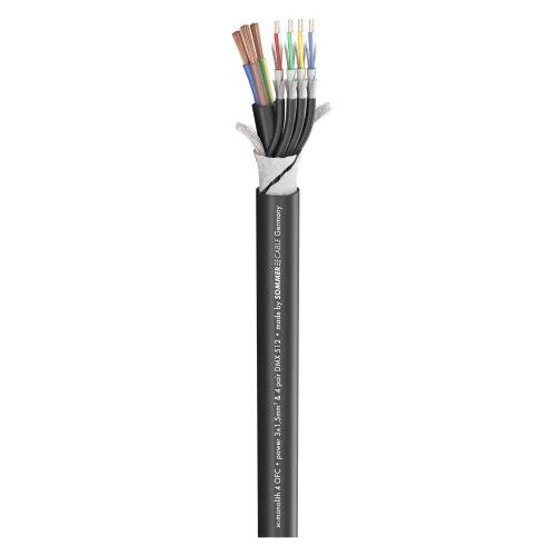Sommer Cable SC-MONOLITH POWER DMX 4 (500-0051-4) Комбинированный кабель AES/EBU, DMX, 3х1,5+4х0,14