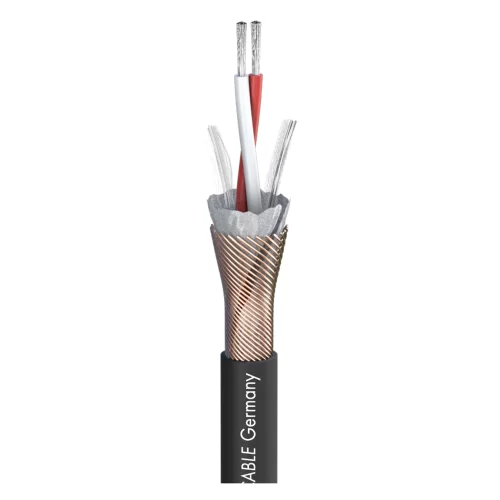 Sommer Cable SC-SEMICOLON 2 AES/EBU PATCH BLK (520-0101) Двухжильный кабель AES/EBU PATCH, 2х0,53