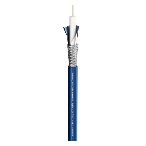 Sommer Cable SC-VECTOR 0.8/3.7 PVC BLU (600-0162) Коаксиальный кабель 75 Ом, 1х0,50