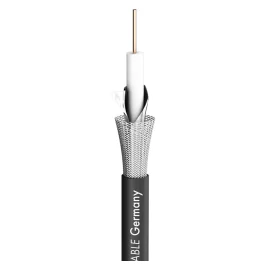 Sommer Cable SC-SLIMLINE 0.6/2.8 PVC BLK (600-0851) Кабель коаксиальный 75 Ом, 1х0,60