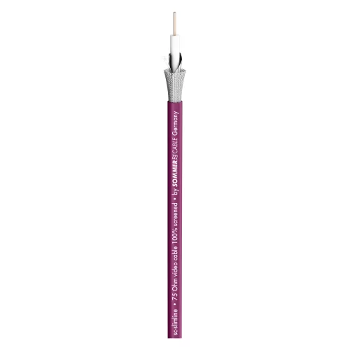 Sommer Cable SC-SLIMLINE 0.6/2.8 PVC PRL (600-0858) Кабель коаксиальный видео, 1х0,60