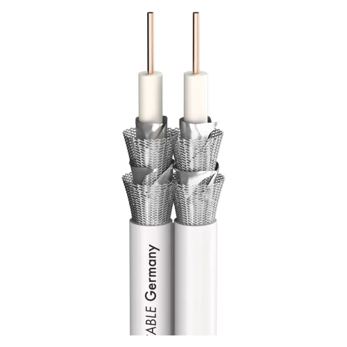 Sommer Cable SC-ASTRAL 2X0.8/3.7 HD (RG59) (601-0960) Кабель коаксиальный SAT HD/UHD/DIGITAL, 2х0,80