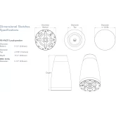 Sonance PS-P63T White Подвесная АС, 6,5", 60/30/15 Вт - 70/100 В, 150 Вт - 8 Ом, Пара