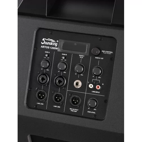 Soundking ARTOS-1200W Активная АС, 1000 Вт., 12"+6х3"