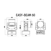Stage4 EASY-BEAM 60 Вращающаяся голова, Beam, 60 Вт.