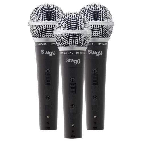 Stagg SDM50-3 Комплект из 3-х динамических микрофонов
