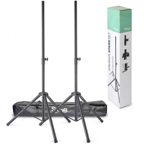 Stagg SPS-0620 BK SET Комплект из двух стоек для АС с чехлом