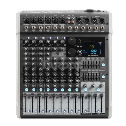 Tarboc MG-HERO8 8-канальный микшер, FX, MP3, Bluetooth