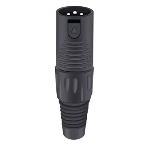 TaverLab D1039M-Black Кабельный разъём XLR, 3-пин, "папа"