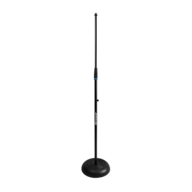 Ultimate JS-MCRB100C Стойка микрофонная прямая с круглым основанием 84-154см, черная