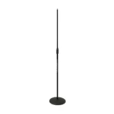 Ultimate Support MC-05B Стойка микрофонная прямая, круглое основание, высота 89-163см, черная