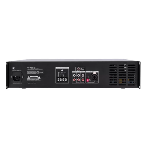 ВЕКТОР ТУ-480МД (V2) Трансляционный микшер-усилитель, 480 Вт., MP3, FM, Bluetooth