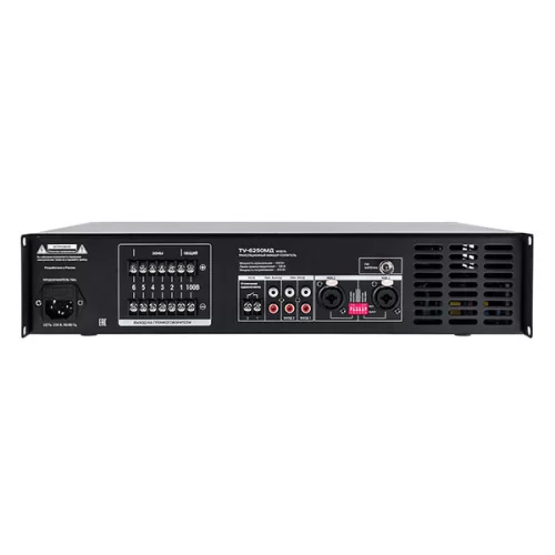 ВЕКТОР ТУ-6250МД (V2) Трансляционный микшер-усилитель, 250 Вт., 6 зон, MP3, FM, Bluetooth