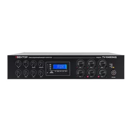 ВЕКТОР ТУ-6480МД (V2) Трансляционный микшер-усилитель, 480 Вт., 6 зон, MP3, FM, Bluetooth